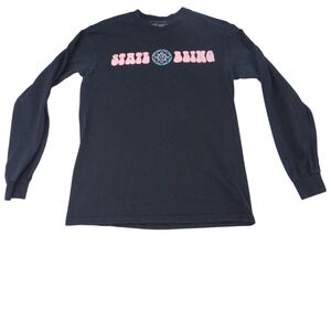 Dravus Heading Nowhere State of Being Graphic Long Sleeve T‎ Shirt Black Small
